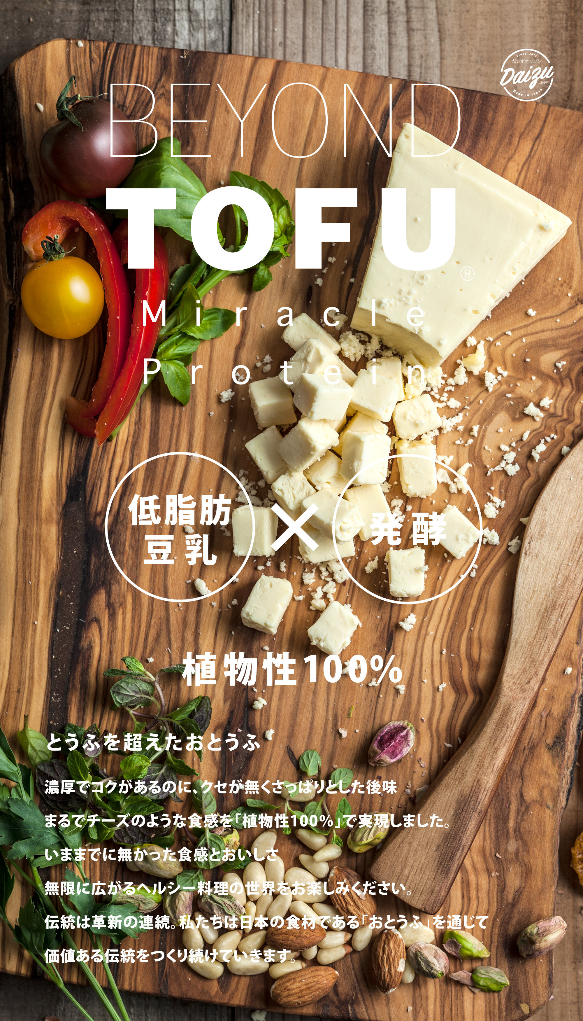 BEYOND TOFU 低脂肪豆乳×発酵