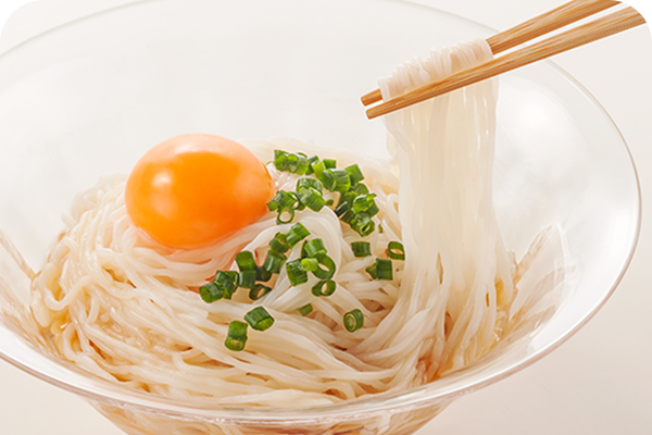 たんぱく質のとれる とうふそうめん【めんつゆ】イメージ