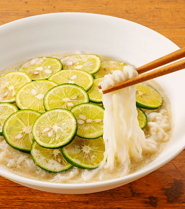 とうふ麺　すだち冷麺イメージ